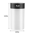thumbnail image 3 of TIMIFIS Small Humidifier Humidifier Small Portable Mini Car Humidifier USB Charging Silent Hydration 400ml Bedroom Hydration Spray Other Exterior Accessories, 3 of 8