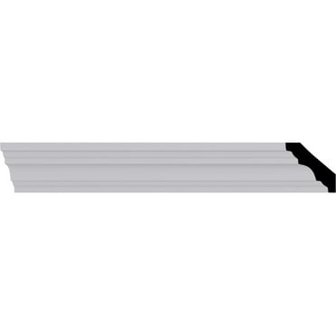 1 1/4"H x 1 1/4"P x 1 5/8"F x 94 1/2"L Salem Crown Moulding