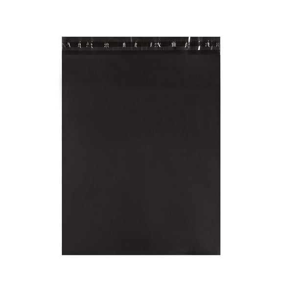 FungLam 100 pcs 10x13 Inches Black Poly Mailers Shipping Envelopes, Strong Adhesive Sealing, Waterproof and Tear Proof Boutique Packaging Postal for Clothing