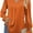 Orange, variant on MORTTIC Women's Long Sleeve V-Neck Tunic Top - Dressy Casual Chiffon Blouse for Office Work and Everyday Wear, Blue, S