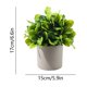 thumbnail image 3 of Plantas artificiales de bonsái en maceta para la decoración del hogar: plantas verdes artificiales de plástico para la decoración de la sala de estar, la oficina, el mueble bar, el estante o el e, 3 of 6
