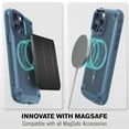 thumbnail image 3 of VENA Magnetic Case for iPhone 15 Pro Max (6.7”) [Compatible with Magsafe Wireless Charging], Full Body Armor, Rugged, Heavy Duty and Shockproof Phone Bumper Cover - Frosted Blue, 3 of 6