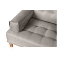 thumbnail image 4 of Sofá Cama Makora Queen Con Memory Foam, Color Gris Claro, Lino Respaldo Reclinable De 3 posiciones. Makora Con Portavasos, 4 of 6