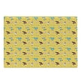 thumbnail image 1 of Clown Cutting Board, Birthday Party Themed Continuous Pattern of Balloons Flags and Circus Animals, Decorative Tempered Glass Cutting and Serving Board, in 3 Sizes, by Ambesonne, 1 of 2