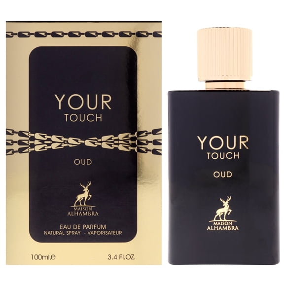 Your Touch Oud par Maison Alhambra pour Hommes - Vaporisateur EDP 3,4 oz
