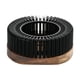 thumbnail image 1 of Calentador de té moderno, resistente, portátil, base de madera desmontable, base para calentar té con portavelas para oficina, cocina, restaurante Negro, 1 of 8