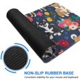 thumbnail image 6 of Long Mouse Pads for Desk,Shiba Inu and Pioneer Flower Desk Mats on Top Of Desks, Desk Mouse Pad Extra Large with 3mm Non-Slip Base and Stitched Edge for Gaming,Office,Work,Home 31.5"x15.7", 6 of 6