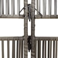 thumbnail image 5 of vidaXL Room Divider 3 Panels Grey Poly Rattan, 5 of 5