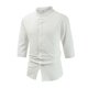 thumbnail image 1 of pstuiky camiseta de hombre, Camiseta deportiva de manga corta con botones y solapa de color liso para hombre camisetas de hombre xl, 1 of 5