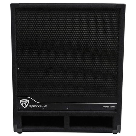 Rockville DJ Package w/ (2) 15" Titan Speakers+Dual Mount+15" Powered Subwoofer