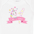 thumbnail image 4 of Inktastic I'm One Cute Unicorn 1st Birthday Boys or Girls Baby Bodysuit, 4 of 5