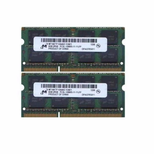 Micron Original 16gb 8gbx2 Ddr3l 1600mhz Pc3l Sodimm 4 Pin Memory Mt16ktf1g64hz 1g6e1 Walmart Com Walmart Com