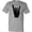 AC-Heather Grey, variant on Inktastic Rocker Horns T-Shirt