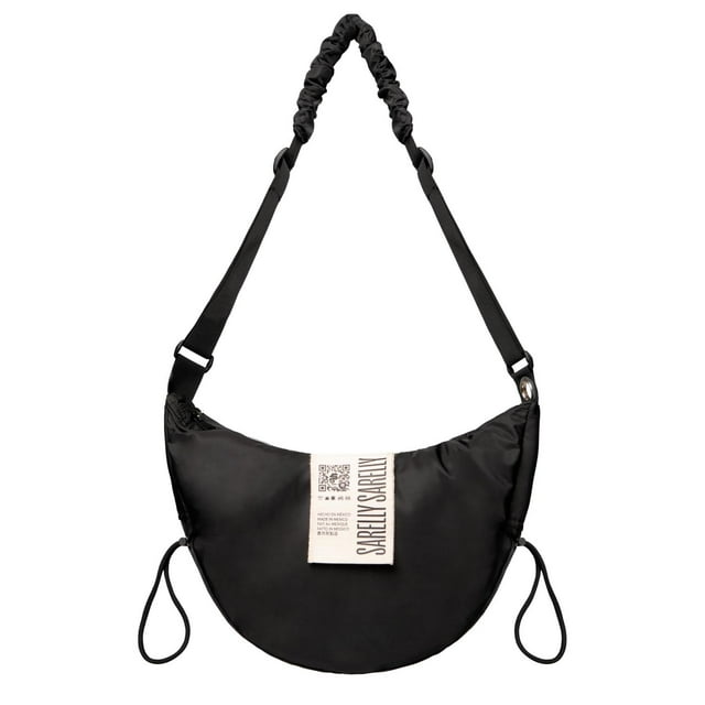 Cangurera Sarelly Sarelly Negra Ajustable Impermeable para Mujer