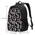 thumbnail image 5 of Salouo Daisies Flowers Pattern Extra Large Travel Laptop,Backpack with USB Charging Port College Backpack Business Work Bag Casual Daypack Fits for Men & Women, 5 of 7