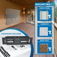 Mount-It! Outdoor Full Motion TV Wall Mount, Rust Resistant, Fits 37 ...