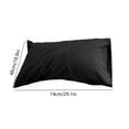 thumbnail image 3 of Harlier Super Soft Pillowcase, 100% Washed Microfiber Lightweight Cotton Pillow Cases, 29x19 Inches Standard Size, Easy Care and Fade Resistant Stain Resistant (Black), 3 of 6