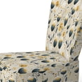 thumbnail image 4 of Designart "Teal Serenity By The Sea" Teal Floral Upholstered Accent Chair - Cottage Arm Chair For Bedroom, 4 of 5