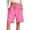 AJK45-Pink, variant on Lumtrix Women'S Sweat Shorts Bermuda Long Shorts Elastic Drawstring Waist Athletic Dressy Casual Loose Shorts Brown S