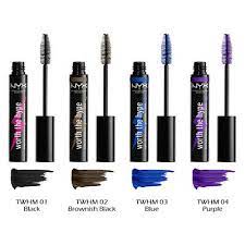 NYX PROFESSIONAL MAKEUP Worth The Hype Volumizing and Lengthening Mascara, Brownish Black