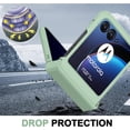 thumbnail image 6 of Compatible Motorola Razr Plus Case 2023 (Hinge Protector),Motorola Razr+ 2023 Case 5G,Hard Thin Lightweight Protective Case for Motorola Razr 40 Ultra Phone Case Moto Razr Plus 2023 Cases Green, 6 of 13
