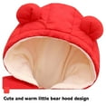thumbnail image 3 of Actoyo Newborn Baby Girls Boys Warm Snowsuit Jumpsuit Down Coat Hooded Romper Padded Jumpsuit Infant Winter Outwear, 3 of 7