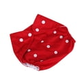 thumbnail image 2 of Baby Reusable Cloth Diapers, Adjustable Waist Washable Thin and Breathable Design for Leak Protection, Eco-Friendly and Soft for Infants, Ideal for Daily Use and Comfort - Red, 2 of 2