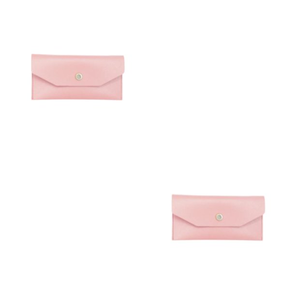 Billetera de piel sintética Minnieouse para mujer rectangular elegante estilo simple