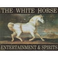 thumbnail image 3 of Jacobs, Billy 14x12 Black Modern Framed Museum Art Print Titled - White Horse, 3 of 5