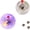 2Pcs, variant on 2/4/6 Pieces Ghost Hunting Cat Ball Multi-Color Flash LED Glowing Interactive Ball Pet Toys for Dog Cat Animals Activity
