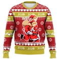 thumbnail image 5 of Suéter feo con estampado 3D de JOJO, regalo divertido de Navidad, novedad de 2025, jersey de calle de moda para hombre, superventas, camisa de cuello redondo de gran tamaño, 5 of 5