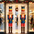 thumbnail image 6 of Vjnyvs Polyester Blue Christmas Nutcracker Soldier Door Banner 2-Pack Holiday Front Porch Hanging Decor, 6 of 7