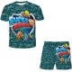 thumbnail image 1 of Super Zings, conjuntos de 2 piezas, ropa para niños, camiseta de cuello redondo de dibujos animados, pantalones cortos, ropa, trajes, trajes de ocio de verano, Outfits12T Gao Jinjia LED, 1 of 2