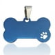 thumbnail image 3 of Etiqueta de identificación de mascota personalizada Sincero colgante forma de pata hueca y hueso plateado y dorado nombre de perro grabado, 3 of 5