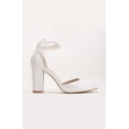 thumbnail image 2 of Denise - Tacones de novia marfil con perlas crema 25 CM, 2 of 8
