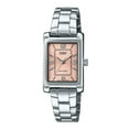 thumbnail image 1 of Casio Standard Montre Analogique en Acier Inoxydable Cadran Rose Quartz LTP-1234DD-4A pour Femme, 1 of 1