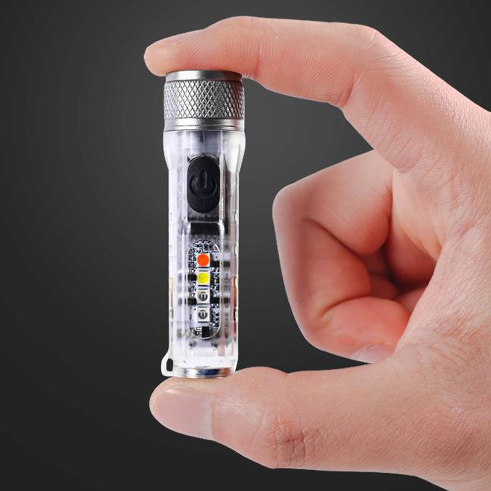 Farfi Pocket Flashlight Waterproof Rechargeable High Brightness