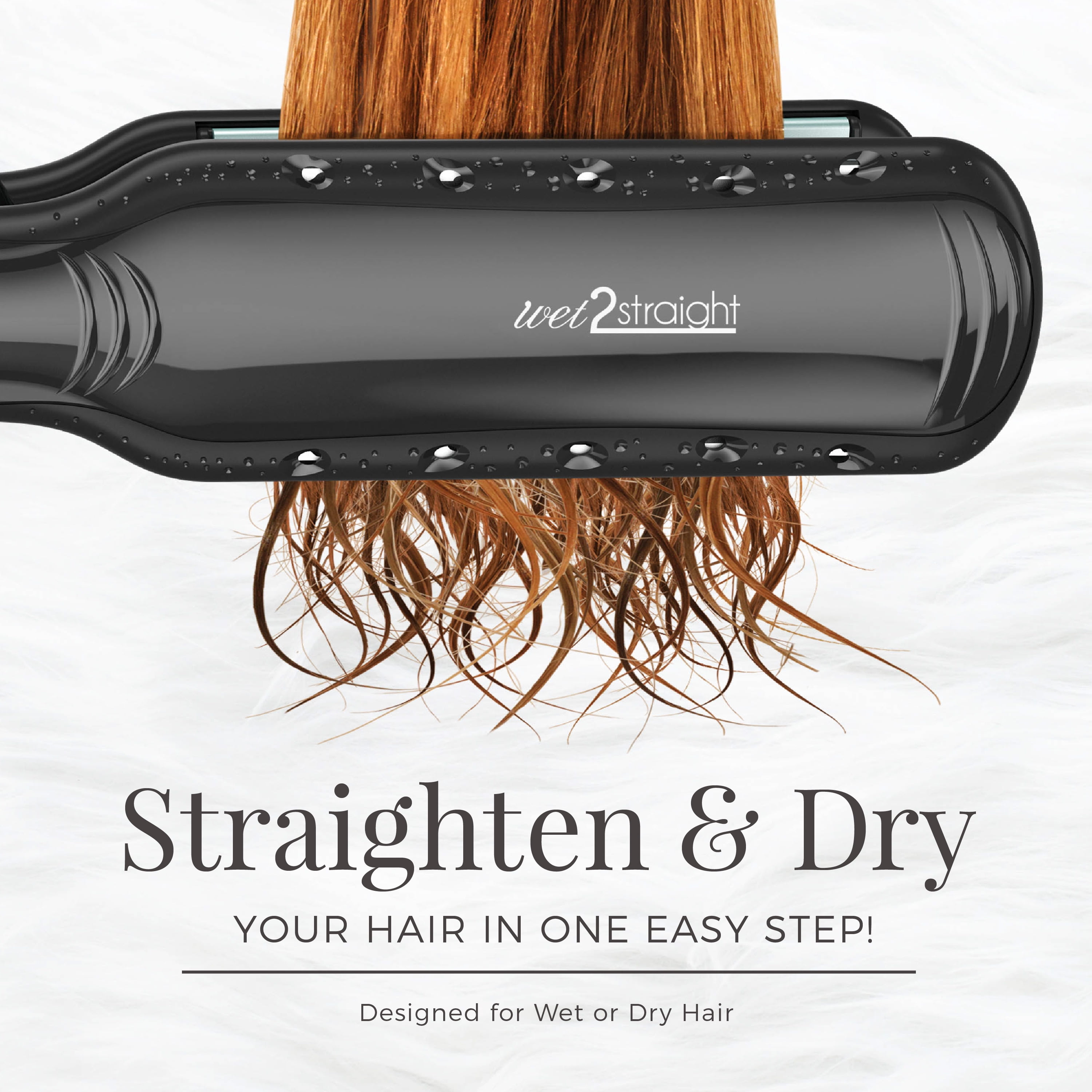 straightener that dries your hair