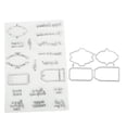 thumbnail image 2 of Sellos transparentes DIY cuenta de mano álbum de recortes sello transparente sello de goma juego de moldes para cuchillos, 2 of 12