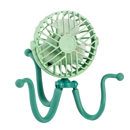 

Fovolat Stroller Fan Tripod Octopus Fan Camping Easy To Fix Fan Octopus Mini Clip Fan Deformation Bracket USB Charging Small Fan Lathe Mute Fan designer