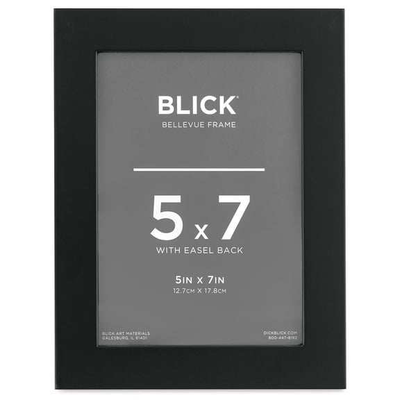 Blick Bellevue Frame - Black, 5" x 7"