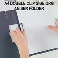 thumbnail image 2 of File Folder with Spring Action Clamp, Office Documents Folder Binders Clip, Clipboard Folder Document Binder for Office, 2 of 9