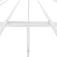 thumbnail image 5 of vidaXL Cadre de Lit en Métal Blanc 135x190 cm Double, 5 of 5
