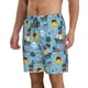 thumbnail image 2 of Balery Pirate Marine Animals Traje de Baño Estilo Hawaiano para Hombre, Shorts de Secado Rápido con Bolsillos-Large, 2 of 6