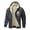 Grey, variant on Mens Hoodies Sweatshirt Pullover Lined Long Sleeve Windproof Solid Color Zip Up Outerwear Hooded Pockets Mens Autumn And Winter Clothes,White,M