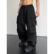 thumbnail image 4 of Pantalones cargo ZAFUL con bolsillo plano en paracaídas para hombre y mujer, 4 of 6
