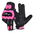 thumbnail image 1 of Guantes De Moto Para Mujer, Pantalla Táctil, Moto De Verano Color Rosa Talla M, 1 of 6