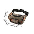 thumbnail image 2 of EUDIDV Crossbody Bag;Multifunctional Outdoor Waist Bag Sports Men's One-shoulder Messenger Bag Chest Bag Riding Mountaineering Large-capacity Waist Bag;Suitable for Going Out and Travel, 2 of 4