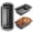 Standard - Dark Grey, variant on HONGBAKE Super Mini Loaf Pans for Baking, Nonstick Small Bread Pans of 3, 6 x 3.2 x 2 In Tiny Carbon Steel Small Baking Pans - Dark Grey
