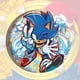 thumbnail image 3 of Broche láser de Sonic The Hedgehog, periférico de juego, pin redondo de 5,8 cm para mujeres, hombres, estudiantes de anime, regalo creativo, insignia colgante, 3 of 5